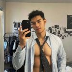 超帥氣健身房直男帥哥
