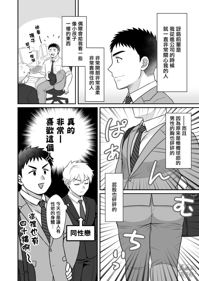直男前辈喝醉后只穿内裤，忍不住伸手了，醒来的前辈居然觉得很舒服… - BL漫画 - 第3页