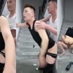 肖傑-和哥哥在樓道裡做愛